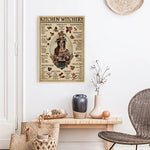 Frameless Witches Posters Canvas Wall Art for Home Decor