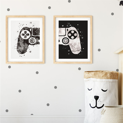 2pcs Decorative Game Room Canvas Wall Art 7.9x11.8in