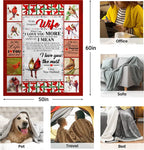 Flannel Bird Blanket for Wife - Warm Cozy Throw