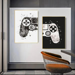 2pcs Decorative Game Room Canvas Wall Art 7.9x11.8in