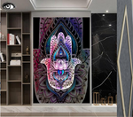 Yoga Hand Wall Art - Canvas Decor Piece