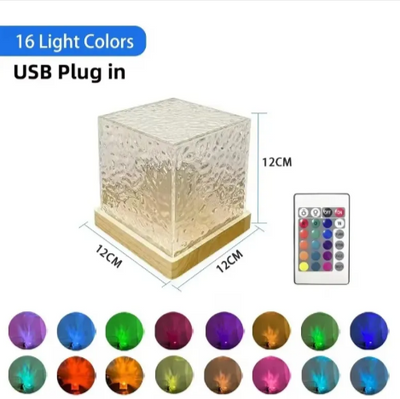 16-Color Crystal Wave Projector Lamp