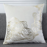 Holland Velvet Bronzing Throw Pillow Cushion Cover