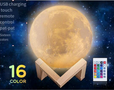 3D Moon Lamp Night Light