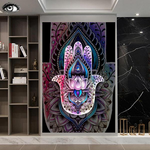 Yoga Hand Wall Art - Canvas Decor Piece