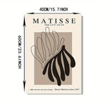 3pcs Matisse Abstract Body Line Canvas Wall Art 15.7x23.6"