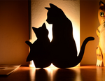 Voice-Controlled Night Light, Silhouette & Projector Lamp