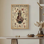 Frameless Witches Posters Canvas Wall Art for Home Decor