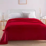 Cozy Flannel Throw Blanket for Couch and Bedroom