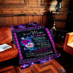 Cozy Fluffy Throw Blanket Gift for Mom from Daughter