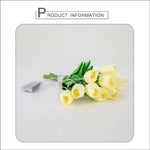 LED Tulip Bridal Bouquet with Lighting Chain