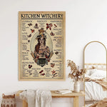 Frameless Witches Posters Canvas Wall Art for Home Decor