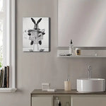 Kawaii Cute Rabbit Canvas Wall Art for Home Decor 12x16