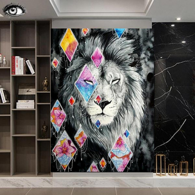 Wolf Wall Art - Canvas Print for Living Room Decor