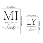 3pcs Inspirational Family Quotes Canvas Wall Art Decor