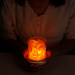 LED Rechargeable Anion Salt Lamp for Atmosphere Lighting