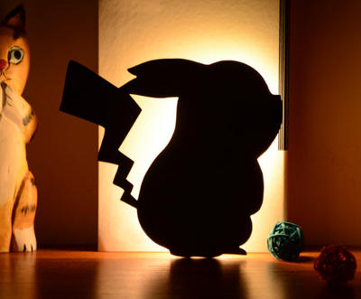 Voice-Controlled Night Light, Silhouette & Projector Lamp