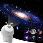 Rechargeable Galaxy Projector Lights 6in1 LED Planetarium Starry Sky Night Lights Rotating Constellation Projector Lamp Decor