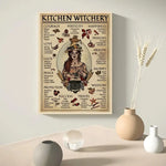 Frameless Witches Posters Canvas Wall Art for Home Decor