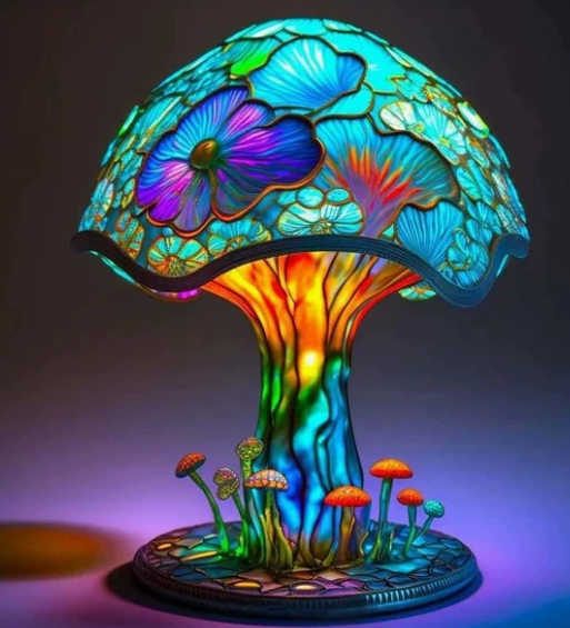 Magic Color Mushroom Lamp Decorations