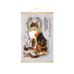 Cute Cat Canvas Wall Art for Home Decor (1pc)
